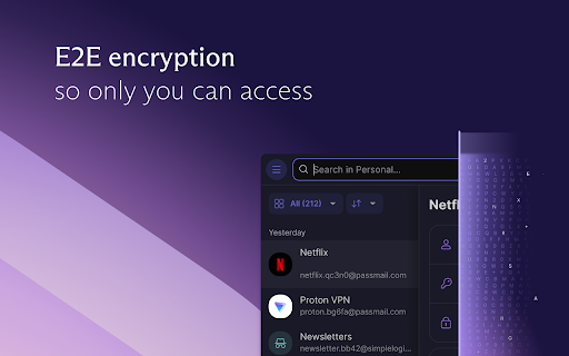 Proton Pass: Free Password Manager screenshot
