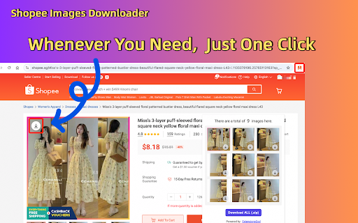Shopee Images & Videos Downloader screenshot