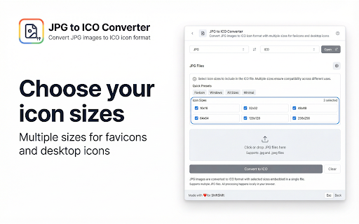 JPG to ICO screenshot