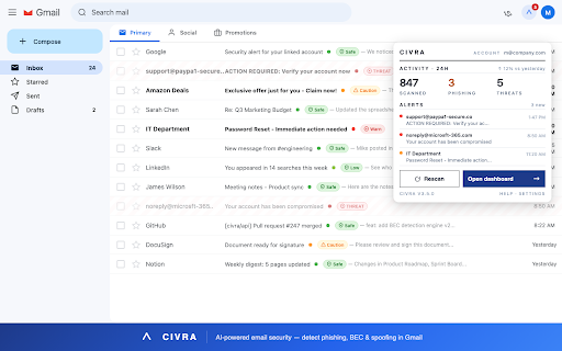 CIVRA screenshot