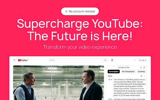 YouTube To Text screenshot