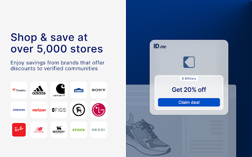 ID.me Shop: Discover Community Discounts screenshot