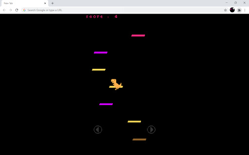 T Rex Doodle Jump Game screenshot
