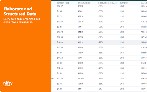 T-Bargain Scraper: Export Listings, Sellers, Reviews & More screenshot