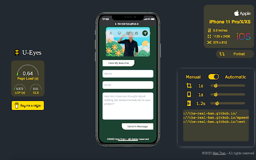 U-Eyes: Mobile Simulator screenshot