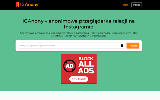 IGAnony - Anonymous Instagram Story Viewer screenshot