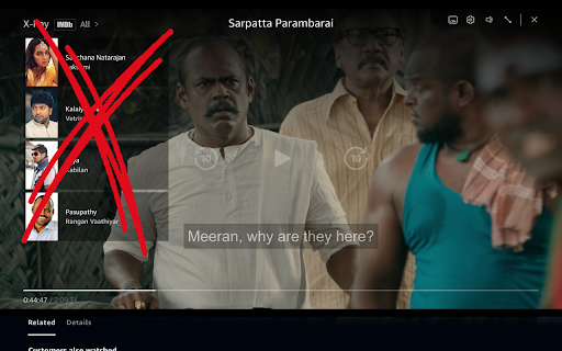 X-Ray Hider for Amazon Prime Video screenshot