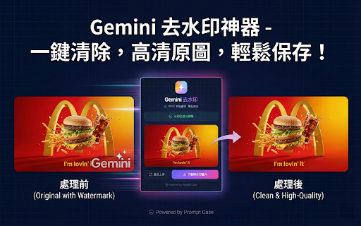 Gemini 批量去水印工具｜Prompt Case screenshot