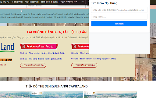 Senique Hanoi Capitaland screenshot