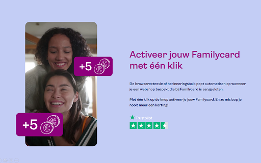 Familycard.be screenshot