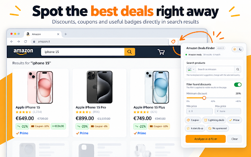 Amazon Deals Finder screenshot