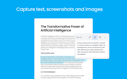 Wakelet screenshot
