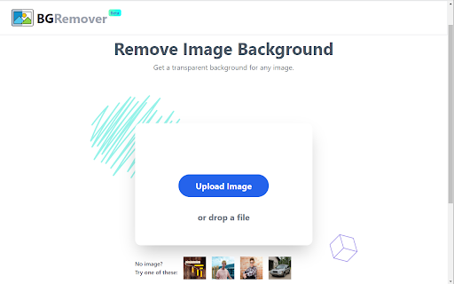 Bulk image background remover screenshot