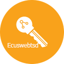 Ecustsd signature on website icon