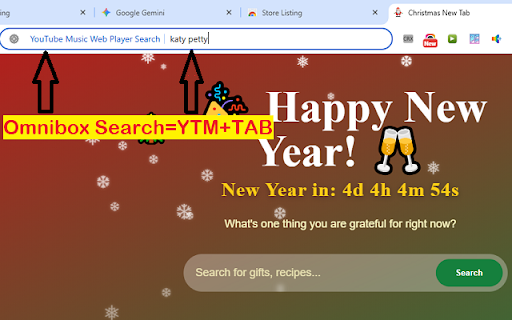 YouTube Music Web Player Search screenshot