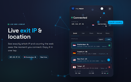 TTL PROXY screenshot