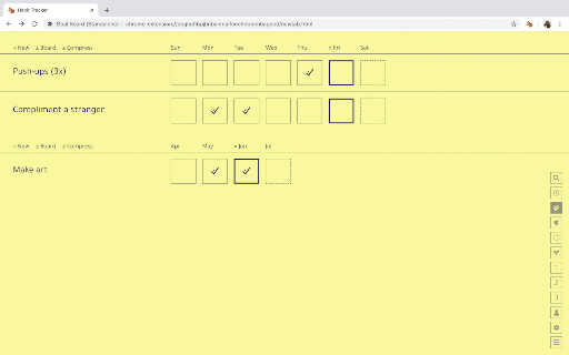 Goal Board screenshot