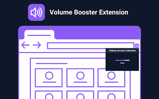 Volume Booster Extension screenshot