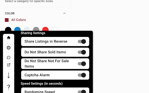 Poshmark Bot - Share & Grow - SellerAider screenshot