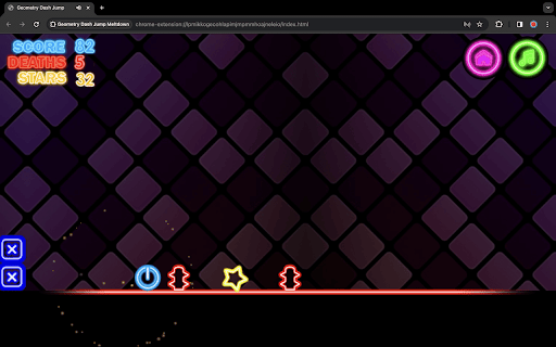 Geometry Dash Jump Meltdown screenshot