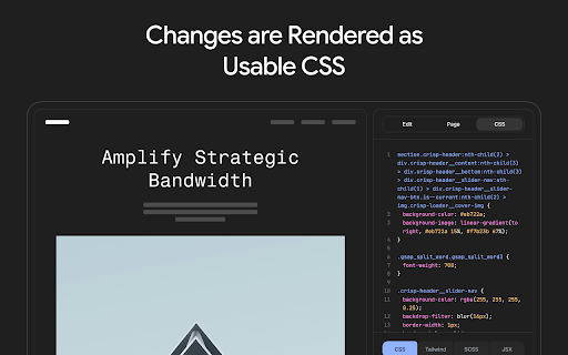 UI Inspector - Visual CSS Editor screenshot