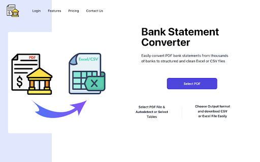 Bank Statement Converter screenshot