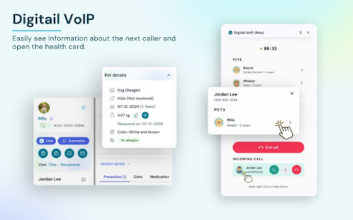 Digitail VoIP screenshot