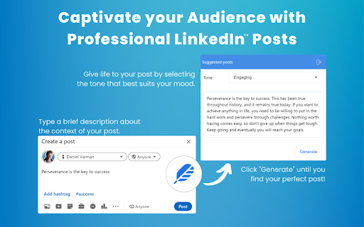 writi.io: GPT-4 Writing for LinkedIn screenshot