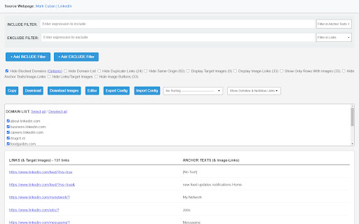 LinkScalper - Advanced Link Grabber screenshot