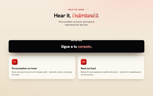 2Subs: Dual Subtitles for Netflix, YouTube & Learning screenshot