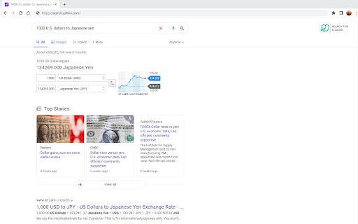 Search for a Cause screenshot