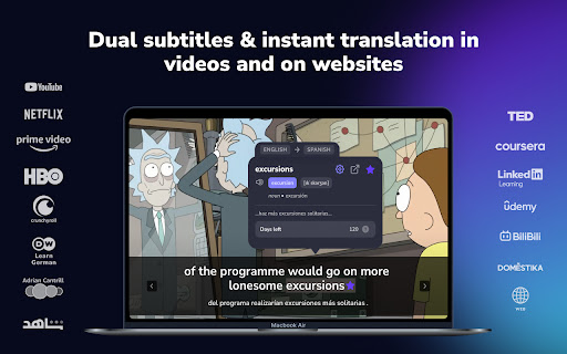 Dual Subtitles & AI Translation - InterSub screenshot