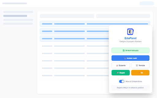 EduPanel - E-Okul Gelişim Düzeyleri Asistanı screenshot