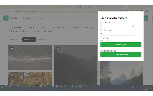 Bulk Image Downloader screenshot