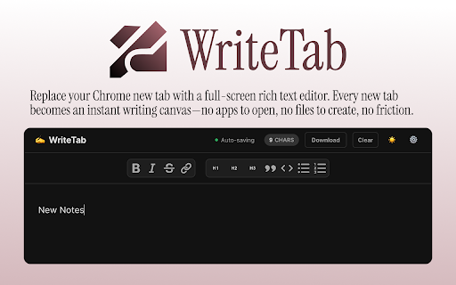 WriteTab screenshot
