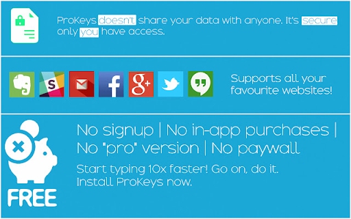 ProKeys screenshot