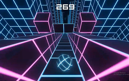 Slope Unblocked 76 screenshot