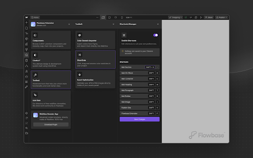 Flowbase Chrome Extension screenshot