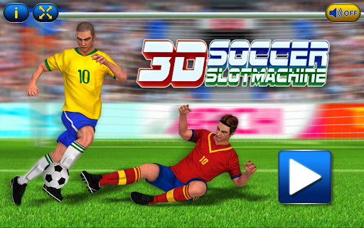 3D Soccer Slot Machine screenshot