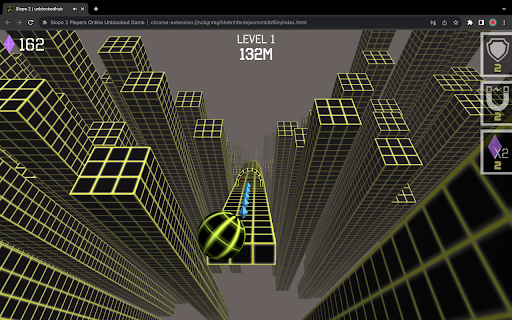 Slope 2 Players Online Unblocked Game screenshot