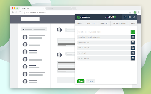 DREAM ChatOS automatic email sender screenshot