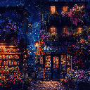magical garden bookshop icon