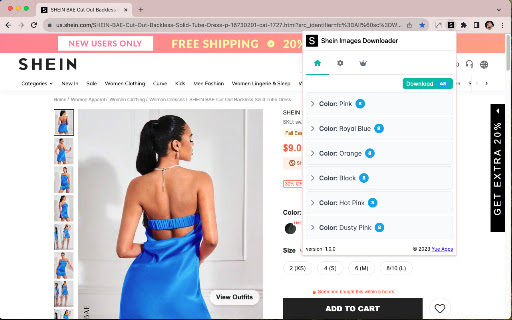 Shein Image Downloader screenshot