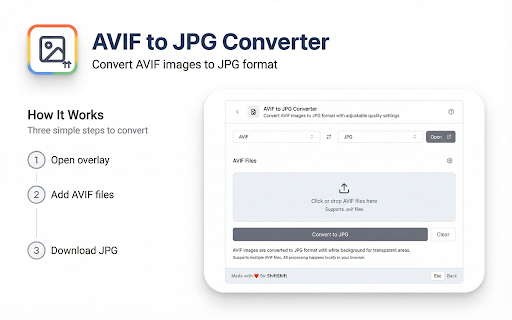 AVIF to JPG screenshot
