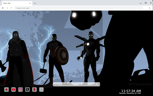 Avengers Endgame Thor Live Wallpaper screenshot