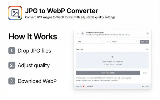 JPG to WebP screenshot