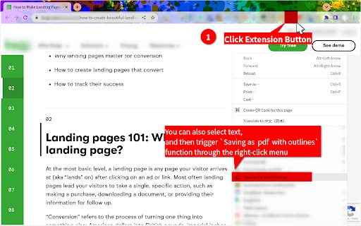 Friendly PDF screenshot