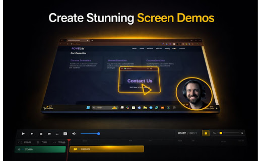 Zoomflow – Auto Zoom Screen Recorder & Editor screenshot