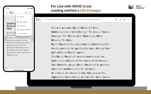 Bionic Reading screenshot
