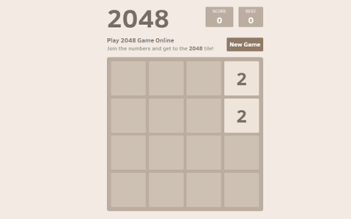 2048 Classic Game screenshot